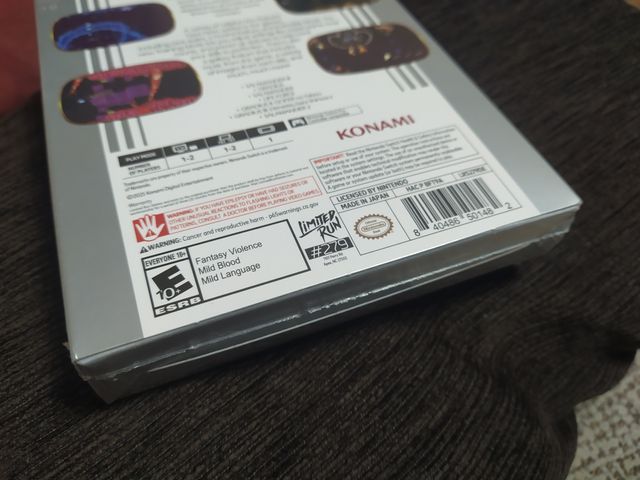 Gradius Origins Nintendo Switch LRG Limited Run