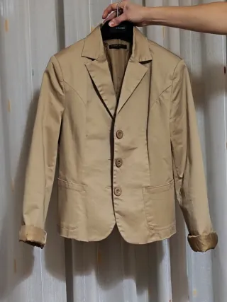 Giacca donna beige