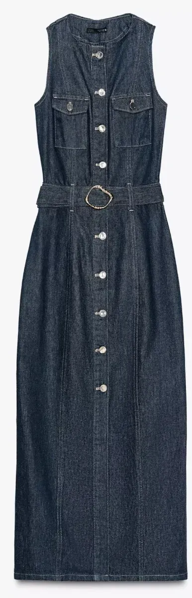 Vestido vaquero midi