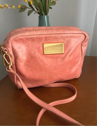 Bandolera Bimba y Lola coral y dorado