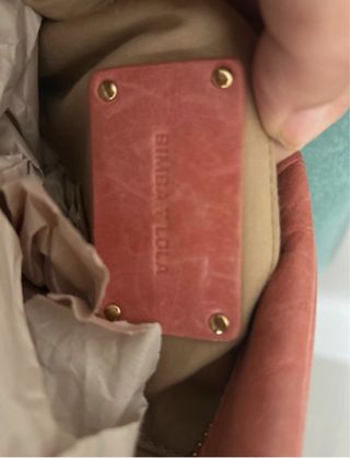 Bandolera Bimba y Lola coral y dorado