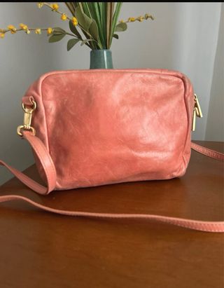 Bandolera Bimba y Lola coral y dorado