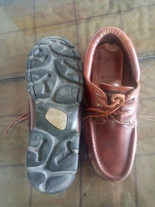Zapatos Snipe Marrones Cordones Talla 42-43