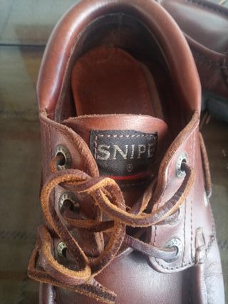 Zapatos Snipe Marrones Cordones Talla 42-43