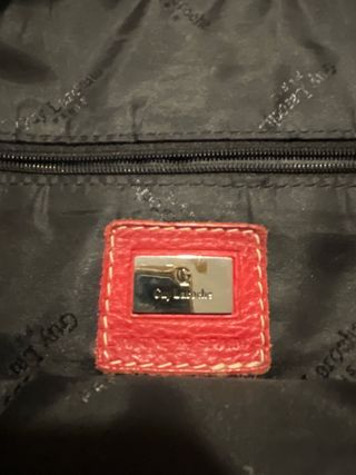 Bolso de piel Guy Laroche rojo