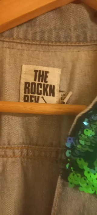 Cazadora vaquera The Rockn Rev lentejuelas