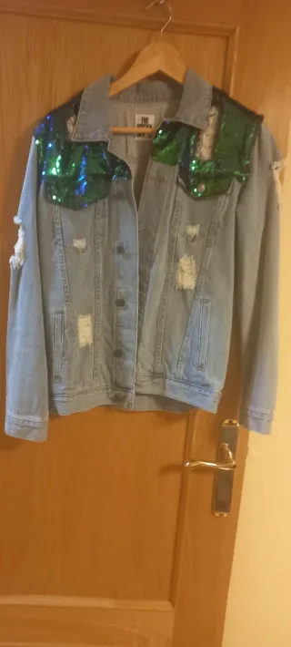 Cazadora vaquera The Rockn Rev lentejuelas