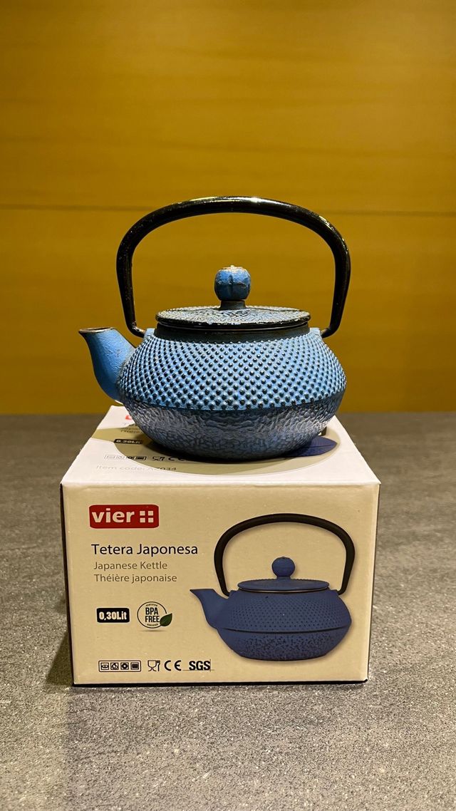 Tetera Japonesa Vier Azul 0.30L