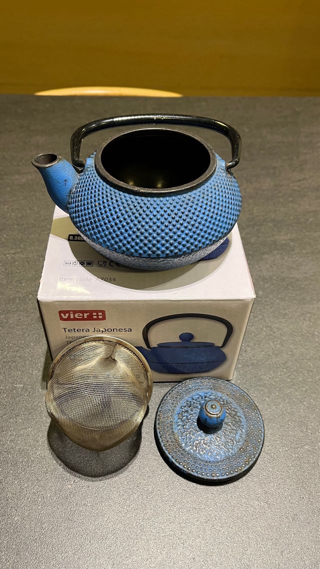 Tetera Japonesa Vier Azul 0.30L