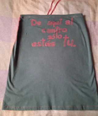 Falda Desigual Talla S Estampada Verano