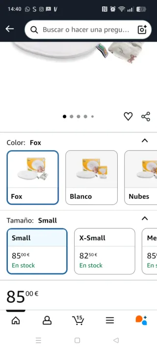 Cojín Mimos para prevenir plagiocefalia