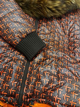 Plumífero Guts & Love reversible naranja