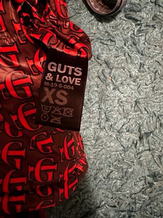 Plumífero Guts & Love reversible naranja