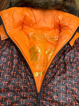 Plumífero Guts & Love reversible naranja