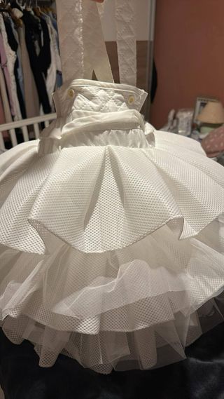 Cancán de niña blanco