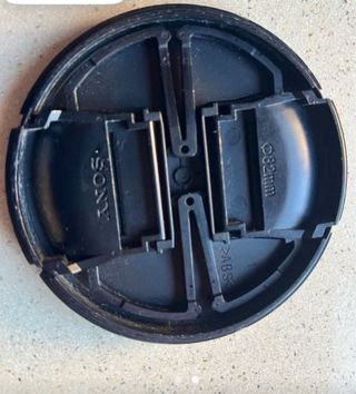 Tapa objetivo cámara Sony