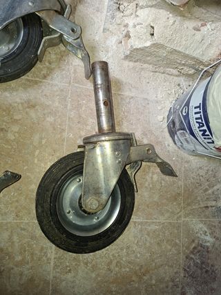 Ruedas para andamio