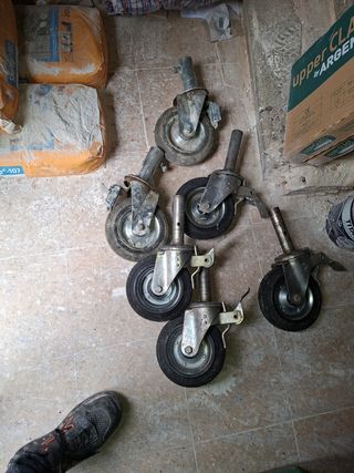 Ruedas para andamio