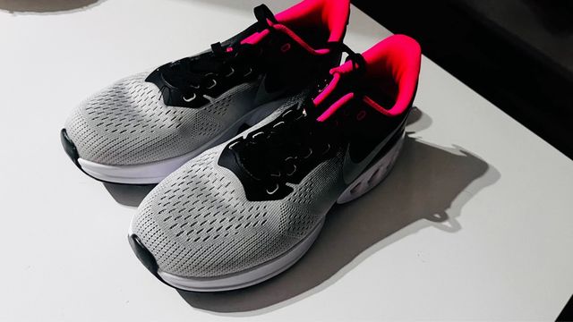 Zapatillas Nike chica grises y rosas