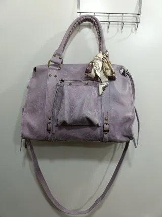 Borsa vera pelle artigianale grande