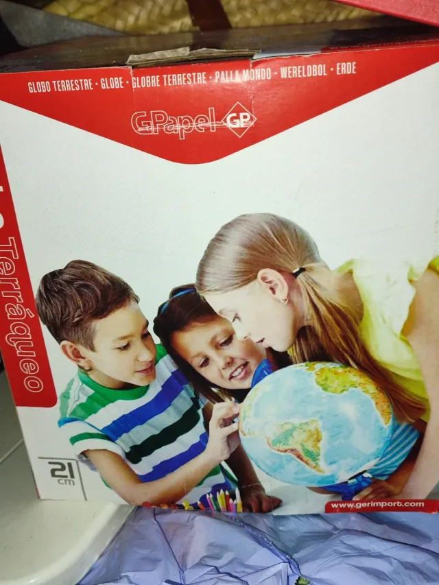 Globo terrestre GPapel 21 cm