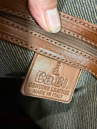 Maletín de piel cabe portátil 40x27x6