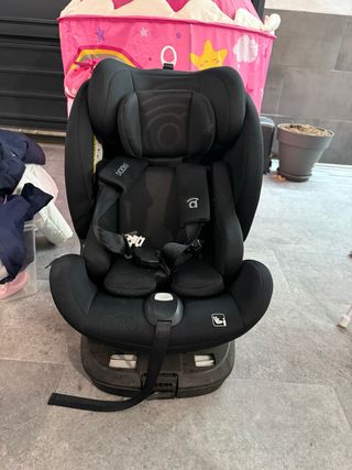 Silla de coche Asalvo giratoria negra