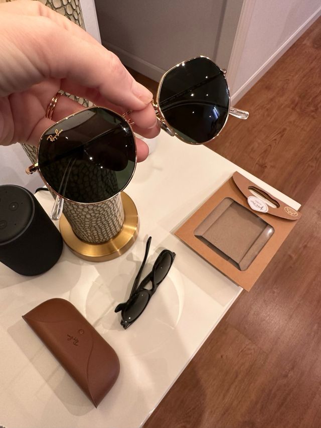 Ray-Ban Jack 3565 Gafas de Sol Doradas Verdes