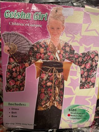 Disfraz Geisha Niña