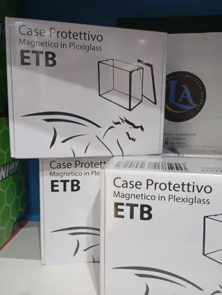 Custodia protettiva magnetica in plexiglass ETB