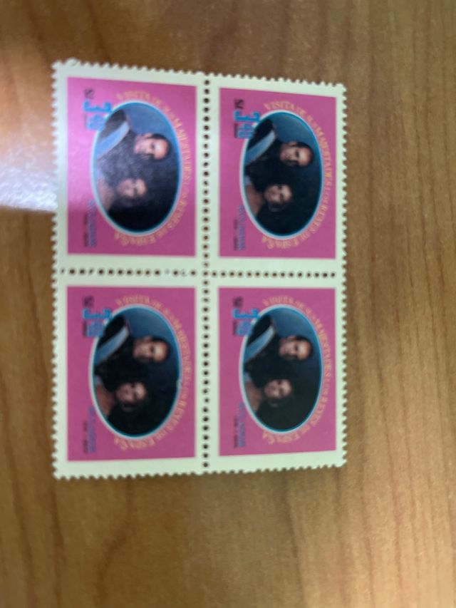 Lote 4 francobolli Spagna Re 1978