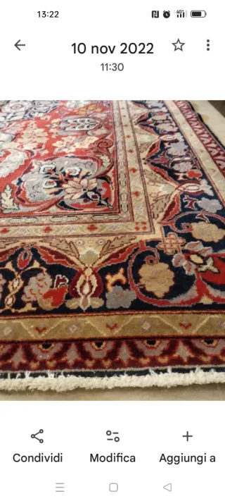 Tappeto persiano Tabriz 206x146 cm