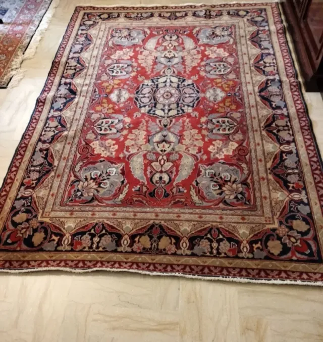 Tappeto persiano Tabriz 206x146 cm