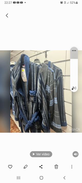 Bata de caballero y pijamas ,surtido  de tallas.