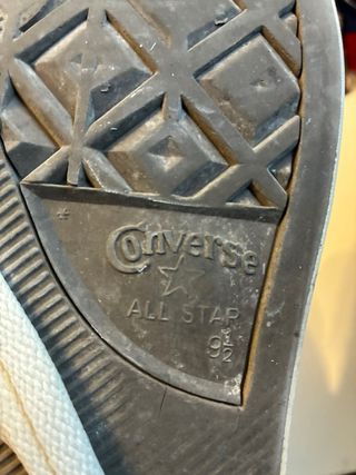 Converse All Stars Talla 42.5 Gris