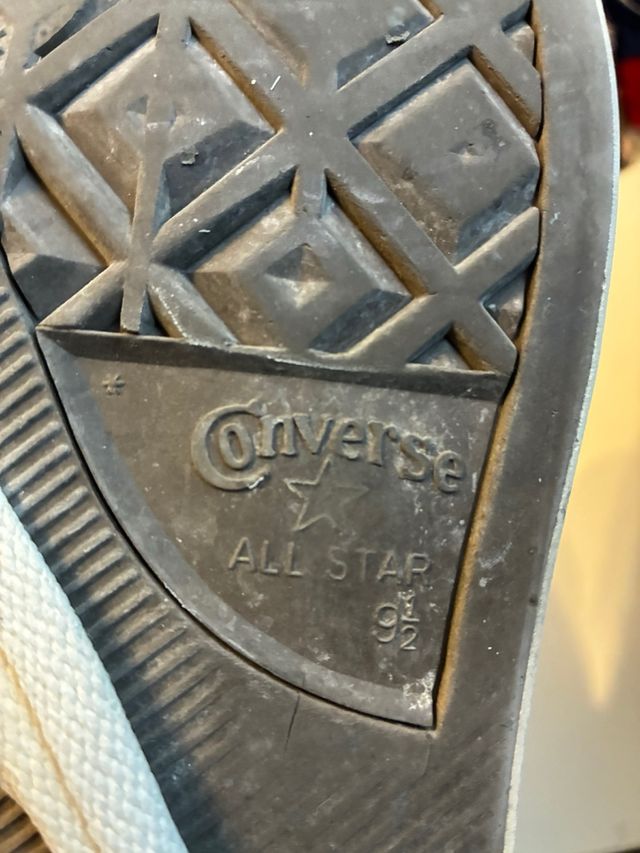 Converse All Stars Talla 42.5 Gris