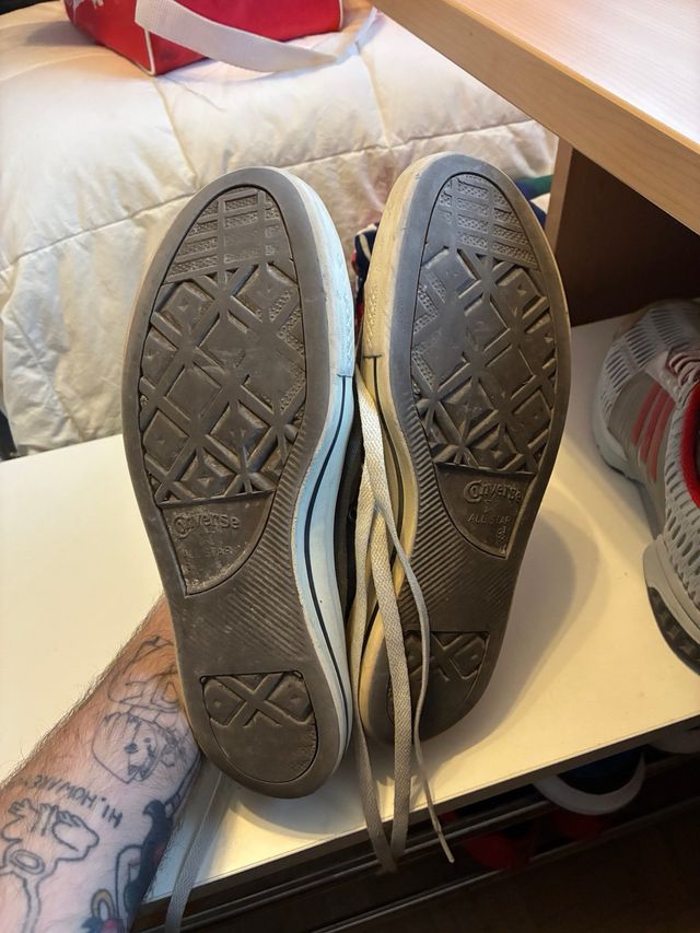 Converse All Stars Talla 42.5 Gris