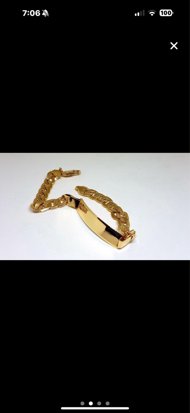 Pulsera Esclava Oro 18K 16gr