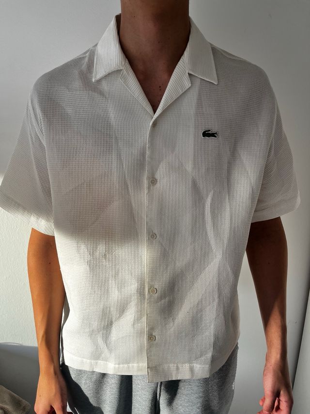 Camisa Lacoste Gofre Holgada M