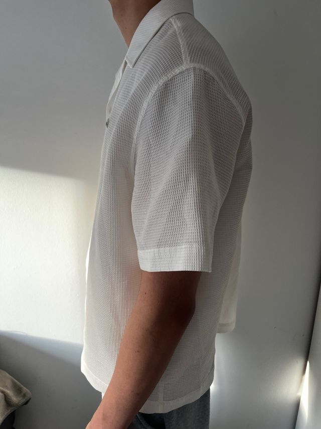 Camisa Lacoste Gofre Holgada M