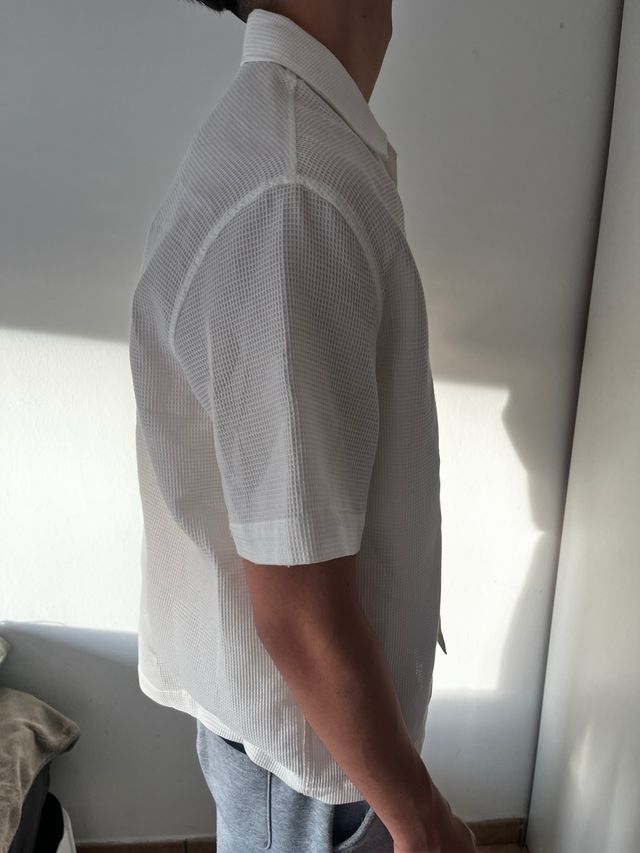 Camisa Lacoste Gofre Holgada M