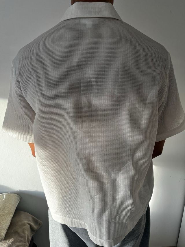 Camisa Lacoste Gofre Holgada M