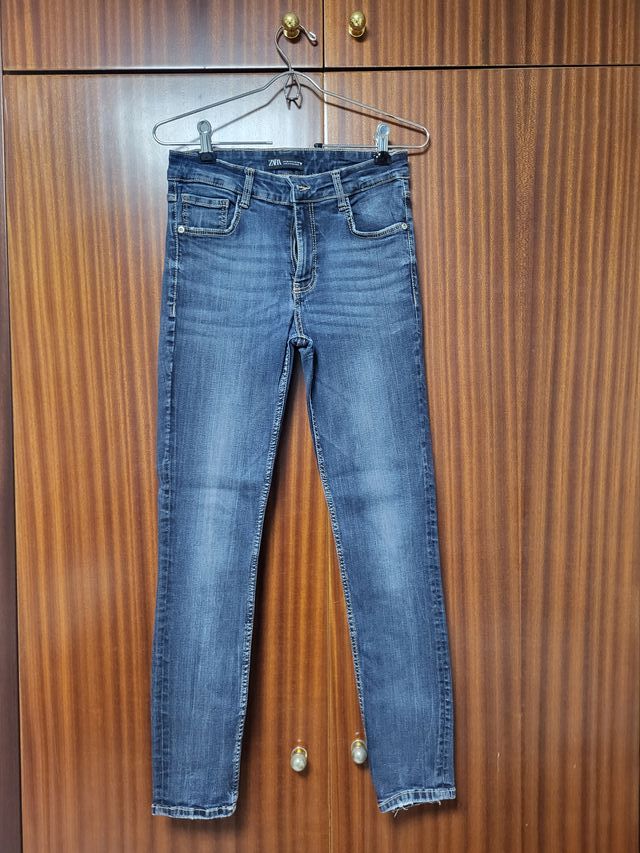 Pantalón vaquero Zara T-38 azul