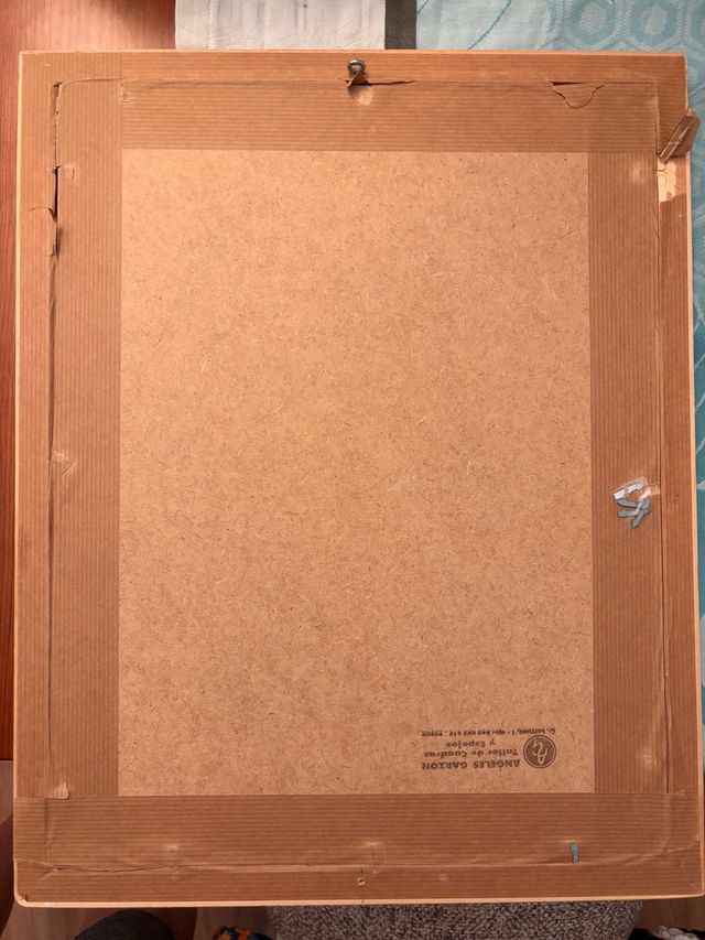 Acuarela Mariposa Infantil Enmarcada 34x42cm