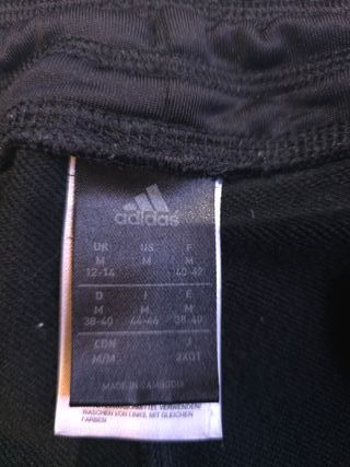 Pantalón Adidas Negro/Blanco Talla M Ref-96400