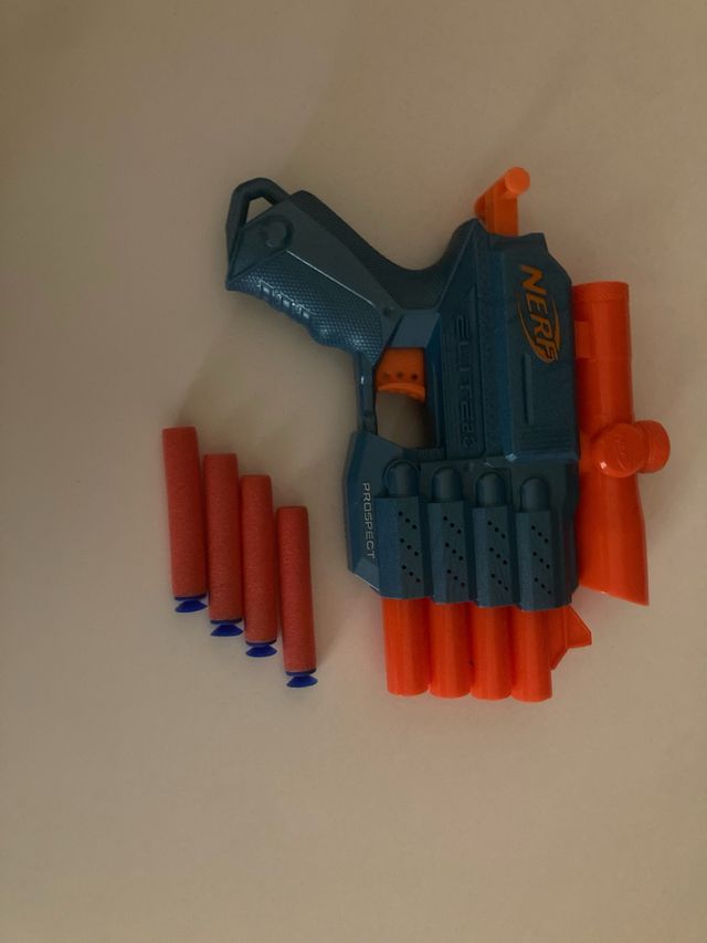 Pistola Nerf Prospect 4 cañones