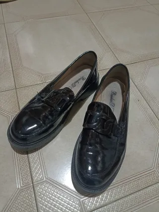 Zapatos BaoBao Mujer Negros Charol