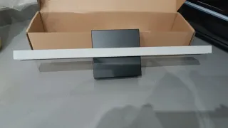 Aplique Baño Moderno Blanco y Negro