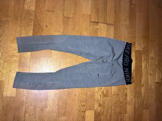 Mallas Nike Pro Mujer Grises