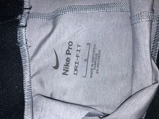 Mallas Nike Pro Mujer Grises